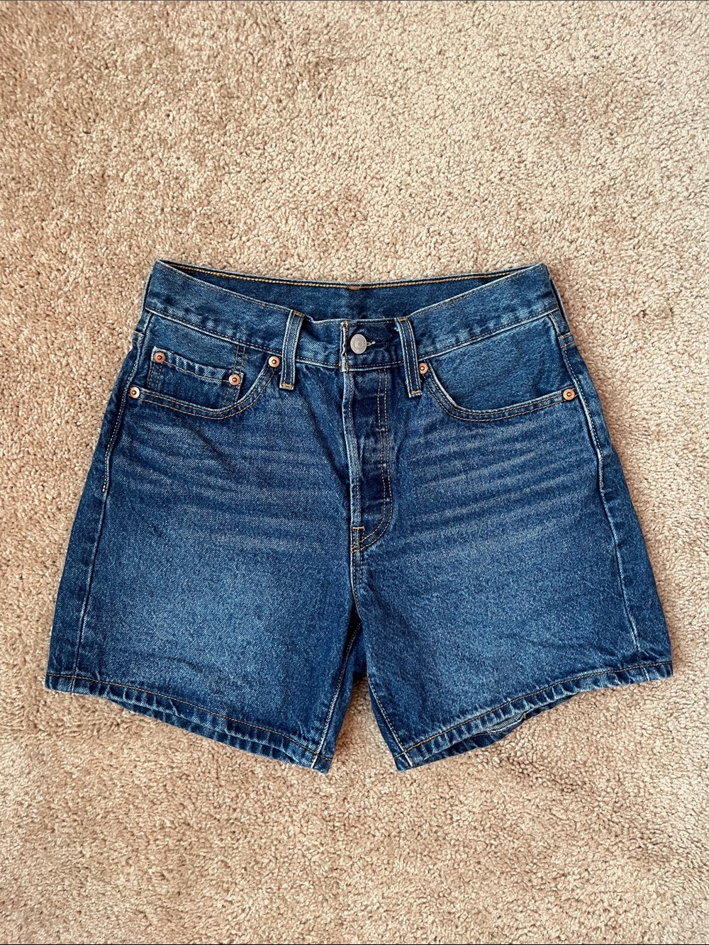 Levi’s 501 Button Fly Cotton Shorts